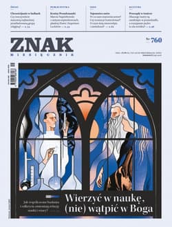 ZNAK 760 9/2018: Wierzyć w naukę, (nie) wątpić w Boga
