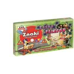 Znaki drogowe Leśny telefon Gry planszowe dla dzieci