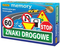 Znaki drogowe Memory Gra edukacyjna gra towarzyska