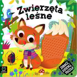 Zobacz dotknij poczuj! Zwierzęta leśne Książeczka sensoryczna