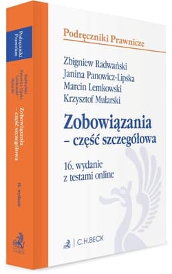 Zobowiązania - część szczegółowa z testami online