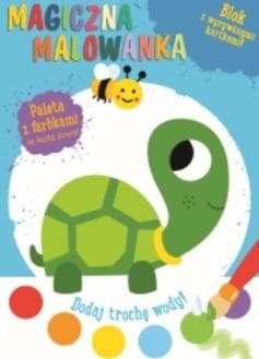 Żółwik. Magiczna malowanka z farbkami