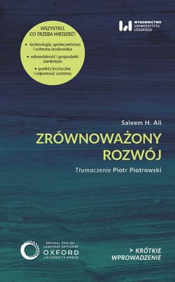 Zrównoważony rozwój Krótkie Wprowadzenie 53 - Ali Saleem H.