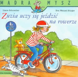 Zuzia uczy się jeździć na rowerze