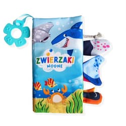 Zwierzaki wodne. Książeczka sensoryczna - Ślizowska Monika