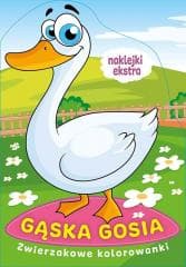 Zwierzakowe kolorowanki. Gąska Gosia - Praca zbiorowa
