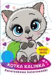 Zwierzakowe kolorowanki. Kotka Kalinka - Praca zbiorowa