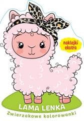 Zwierzakowe kolorowanki. Lama Lenka - Praca zbiorowa