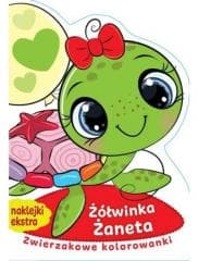 Zwierzakowe kolorowanki. Żółwinka Żaneta - Praca zbiorowa