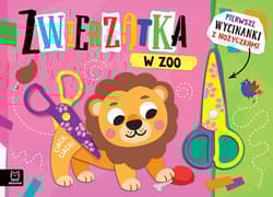 Zwierzątka w zoo. Wycinanki z nożyczkami
