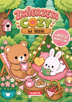 Zwierzęta cozy W lesie + naklejki - Agata Niemirska