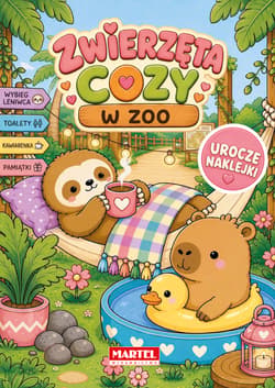 Zwierzęta cozy W zoo + naklejki - Agata Niemirska