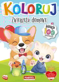 Zwierzęta domowe. Koloruj - Opracowanie Zbiorowe