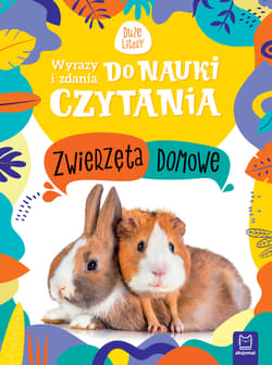Zwierzęta domowe. Wyrazy i zdania do nauki czytania. Duże litery - Monika Basiejko