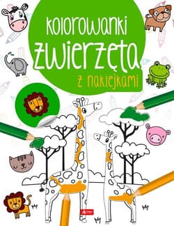 Zwierzęta Kolorowanka z naklejkami - Opracowanie Zbiorowe