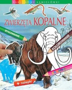 Zwierzęta kopalne Naklejkowe łamigłówki - Beaumont Emilie