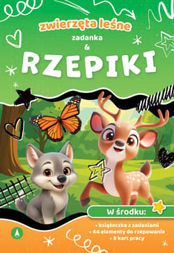 Zwierzęta leśne. Zadanka & rzepiki - Wioleta Żyłowska