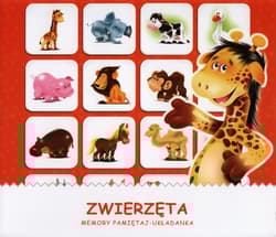 Zwierzęta Memory pamiętaj - układanka