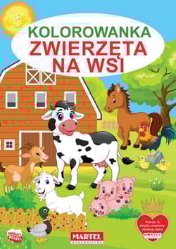 Zwierzęta na wsi. Kolorowanka - Jarosław Żukowski