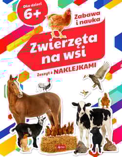 Zwierzęta na wsi zeszyt z naklejkami
