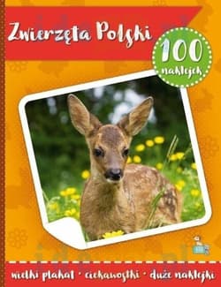 Zwierzęta polski. 100 naklejek z plakatem - Małgorzata Ewa Skibińska