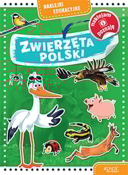 Zwierzęta polski naklejki edukacyjne - Opracowanie Zbiorowe