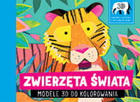 Zwierzęta świata Modele 3D do kolorowania