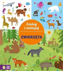 Zwierzęta Szukaj i naklejaj - Amy Cartwright
