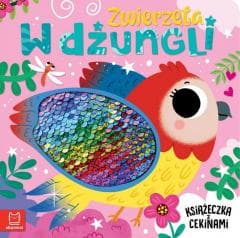 Zwierzęta w dżungli. Książeczka z cekinami - Bogusław Michalec