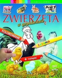 Zwierzęta w gospodarstwie Naklejkowe łamigłówk - Beaumont Emilie