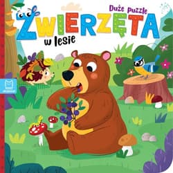 Zwierzęta w lesie. Duże puzzle - Bogusław Michalec