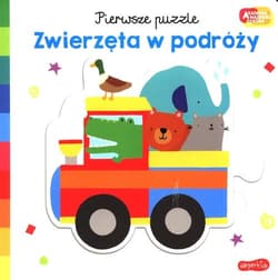 Zwierzęta w podróży Akademia mądrego dziecka. Pierwsze puzzle