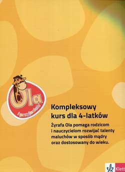 Żyrafa Ola  i przyjaciele Kompleksowy kurs dla 4-latków