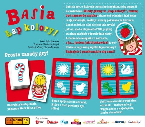 Galeria - zdjęcie nr. 1 - Basia. Łap kolory! - gra planszowa