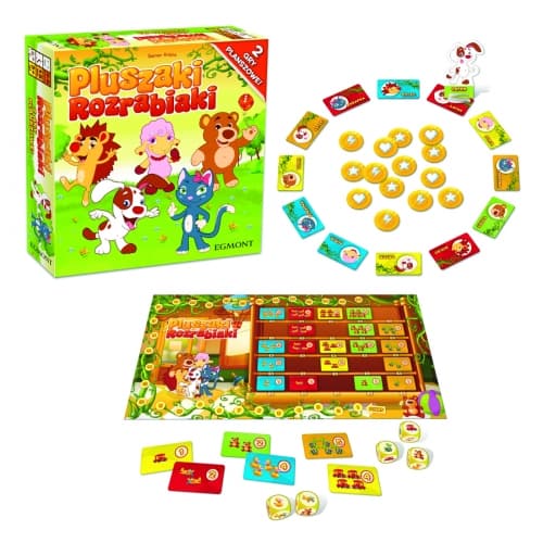 Galeria - zdjęcie nr. 1 - Pluszaki rozrabiaki (2w1) - gra planszowa