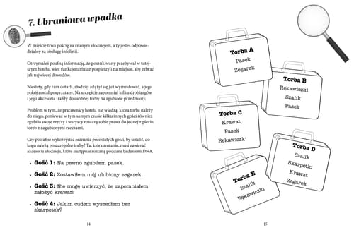 Galeria - zdjęcie nr. 1 - Kryminalne zagadki. Ponad 90 łamigłówek logicznych