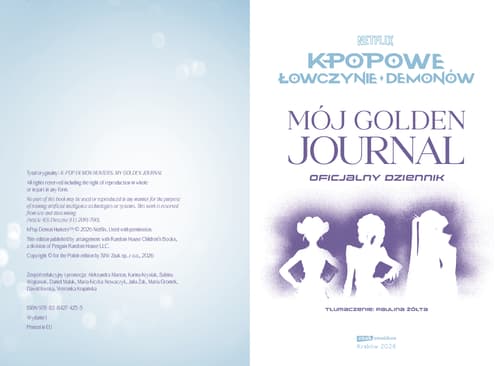 Galeria - zdjęcie nr. 1 - K-popowe łowczynie demonów. Mój golden journal. Oficjalny dziennik