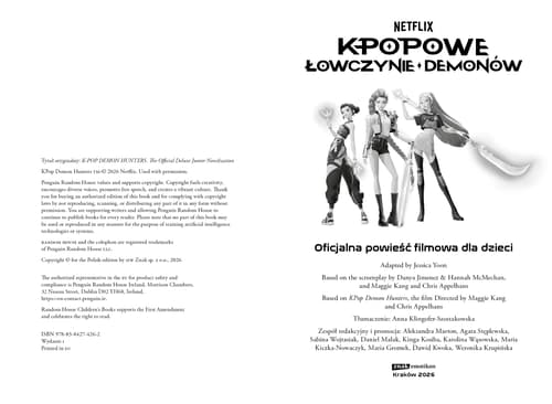 Galeria - zdjęcie nr. 2 - K-popowe łowczynie demonów. Oficjalna powieść filmowa dla dzieci