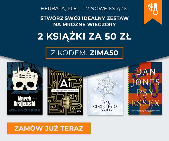 Zestaw na mroźne wieczory. 2 książki za 50 zł