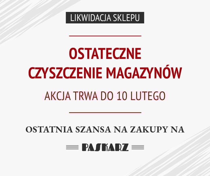 Ostateczne czyszczenie magazynów