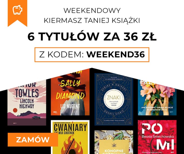 Weekendowy Kiermasz. 6 książek za 36 zł