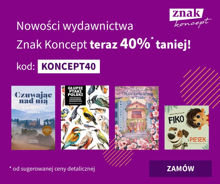 Znak Koncept 40% taniej