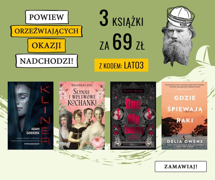 Promocja 3 książki za 69 zł z kodem LATO3