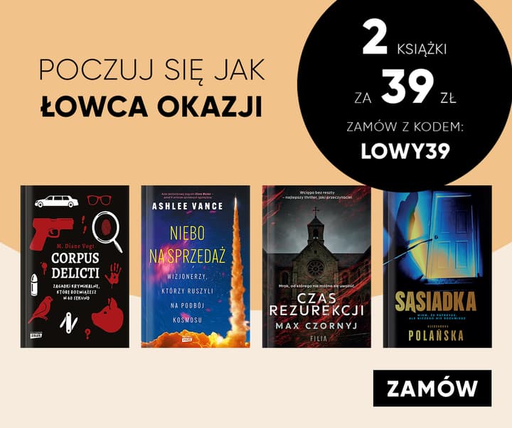 Promocja 2 książki za 39 zł z kodem LOWY39
