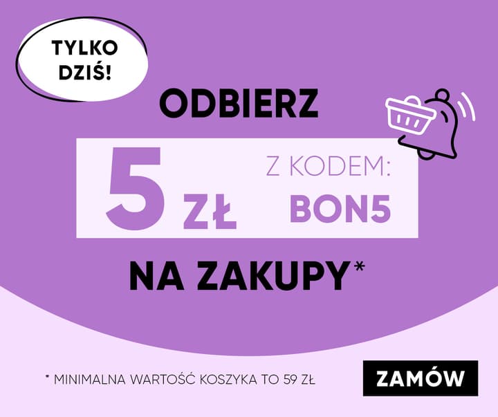 Odbierz 5 zł na zakupy