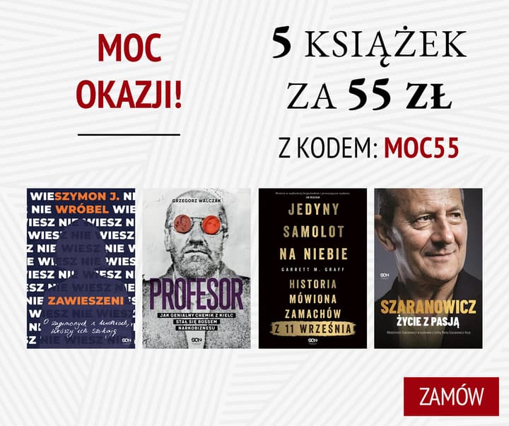 Promocja 5 książek za 55 zł