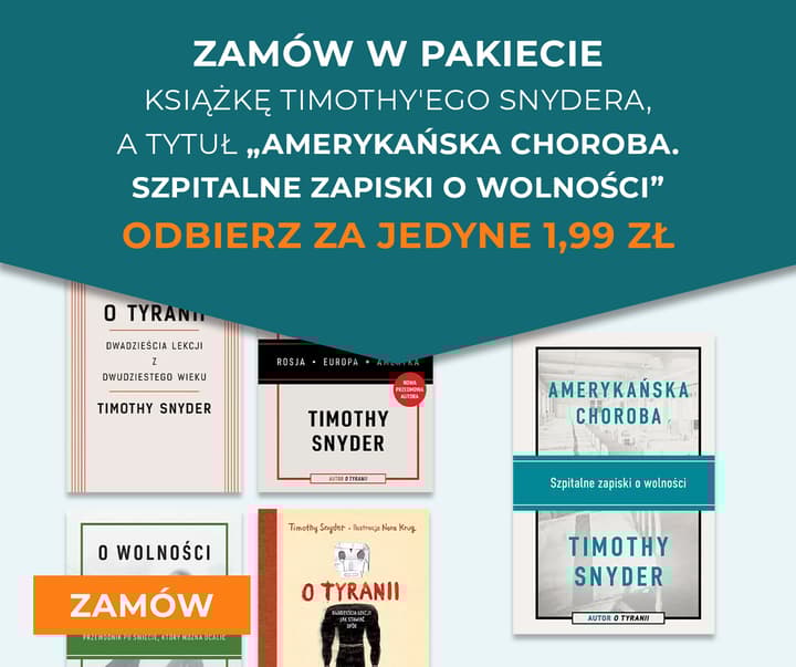 ZAMÓW W PAKIECIE KSIĄŻKĘ TIMOTHY'EGO SYNDERA za 1,99 zł