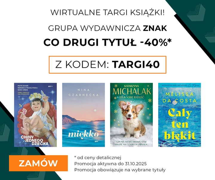 Wirtualne Targi Książki! Co drugi tytuł -40%