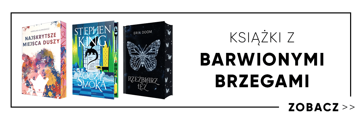 Książki z barwionymi brzegami