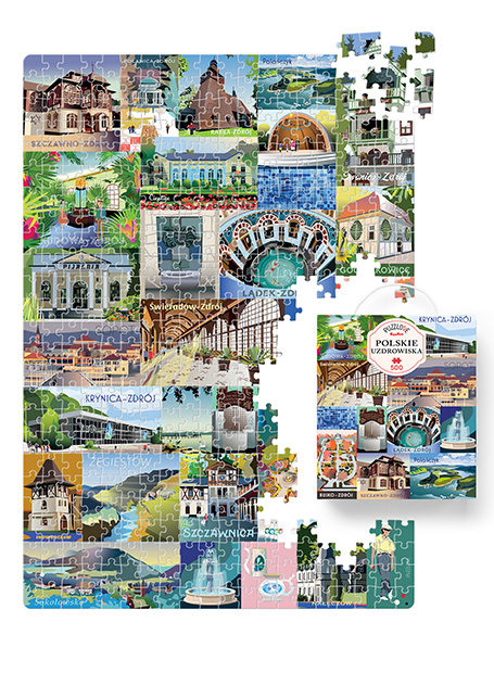 Puzzlove Polskie uzdrowiska